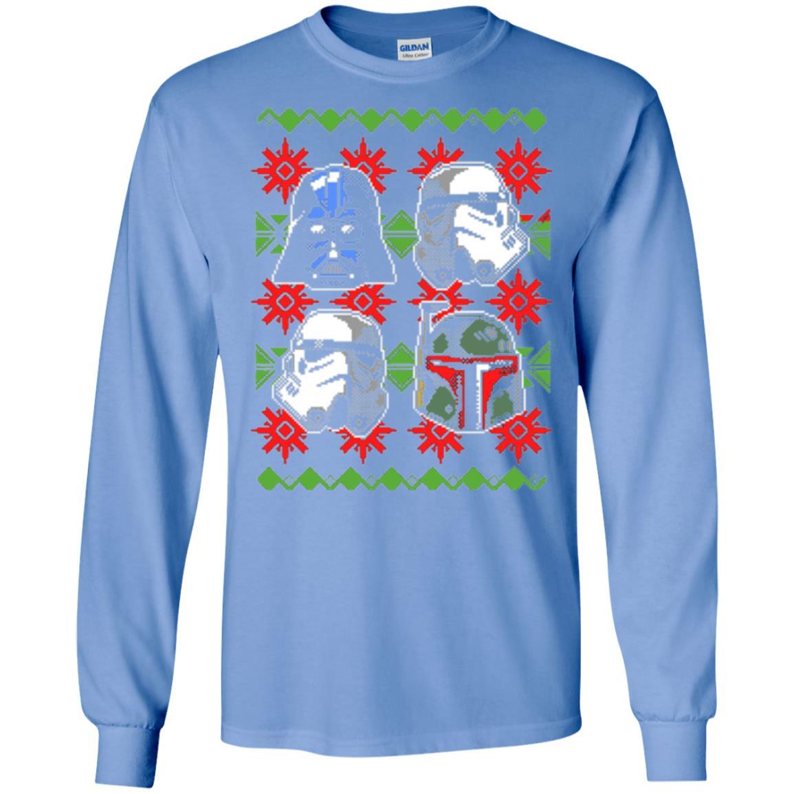 Film T-shirt Christmas Sweater Empire Helmets Carolina Blue