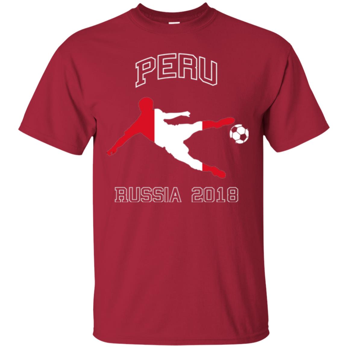 Soccer Lovers T-shirt Peru Russia In 2018 Cardinal
