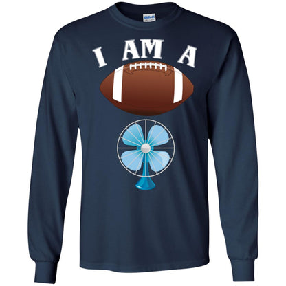 Football Lover T-shirt I Am A Football Fan Navy
