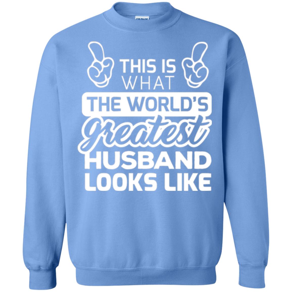 World_s Greatest Husband Best Husband Ever Looks Like T-shirt Carolina Blue