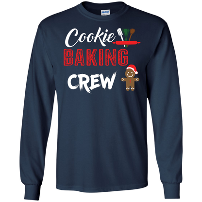 Christmas T-Shirt Cookie Baking Crew Navy