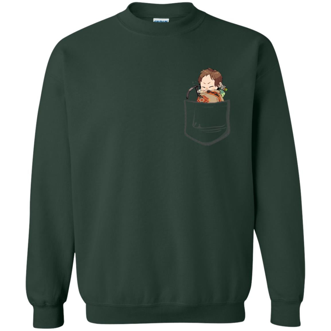 Daryl In Pocket Shirt Forest Green