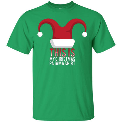 Christmas T-shirt This Is My Christmas Pajama Shirt Irish Green