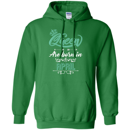 Brithday T-Shirt Queen Are Born In April Irish Green