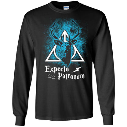 Expecto Patronum Harry Potter Fan T-shirtG240 Gildan LS Ultra Cotton T-Shirt