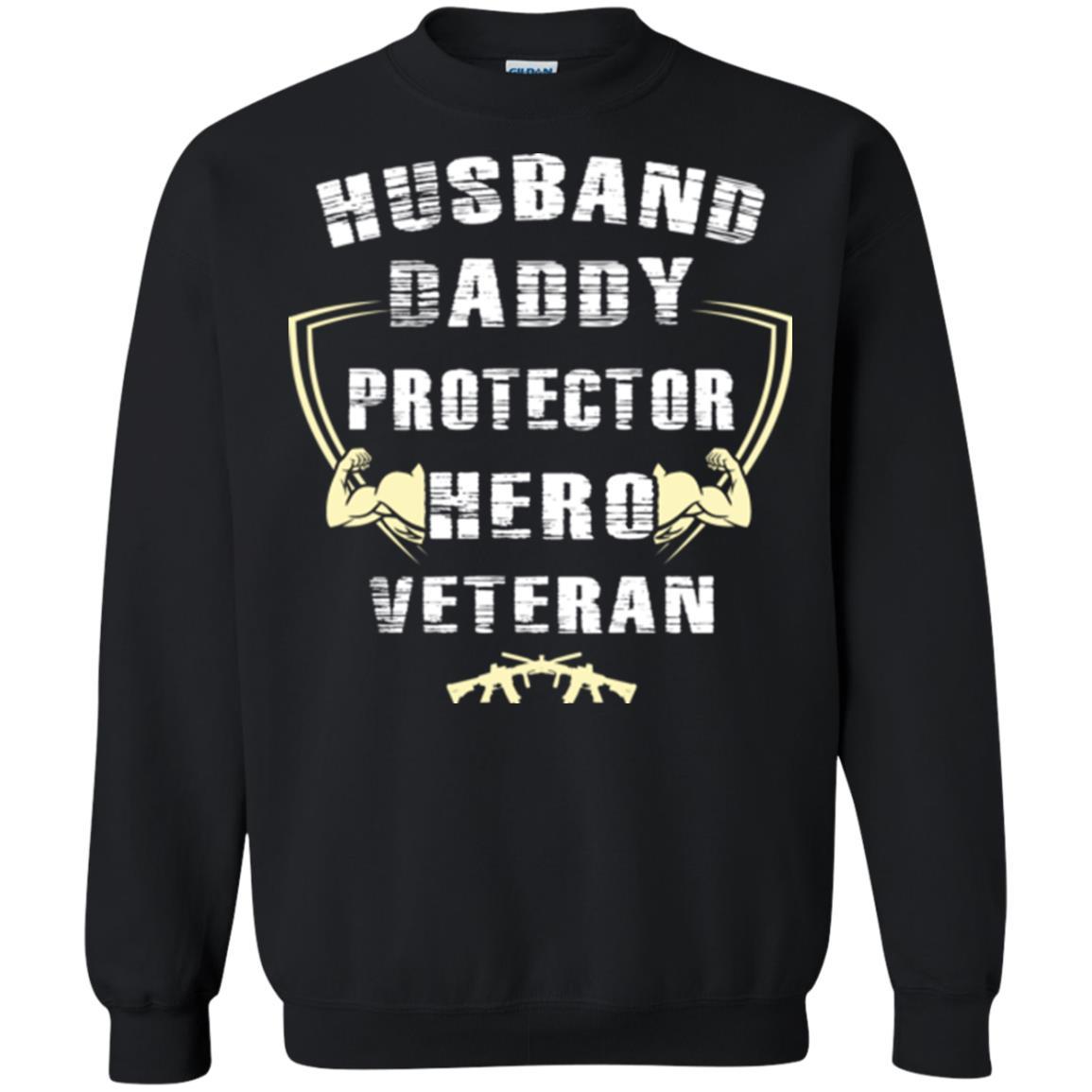 Husband Daddy Protector Hero Veretan T-shirt Black