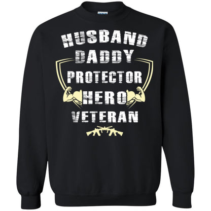 Husband Daddy Protector Hero Veretan T-shirt Black