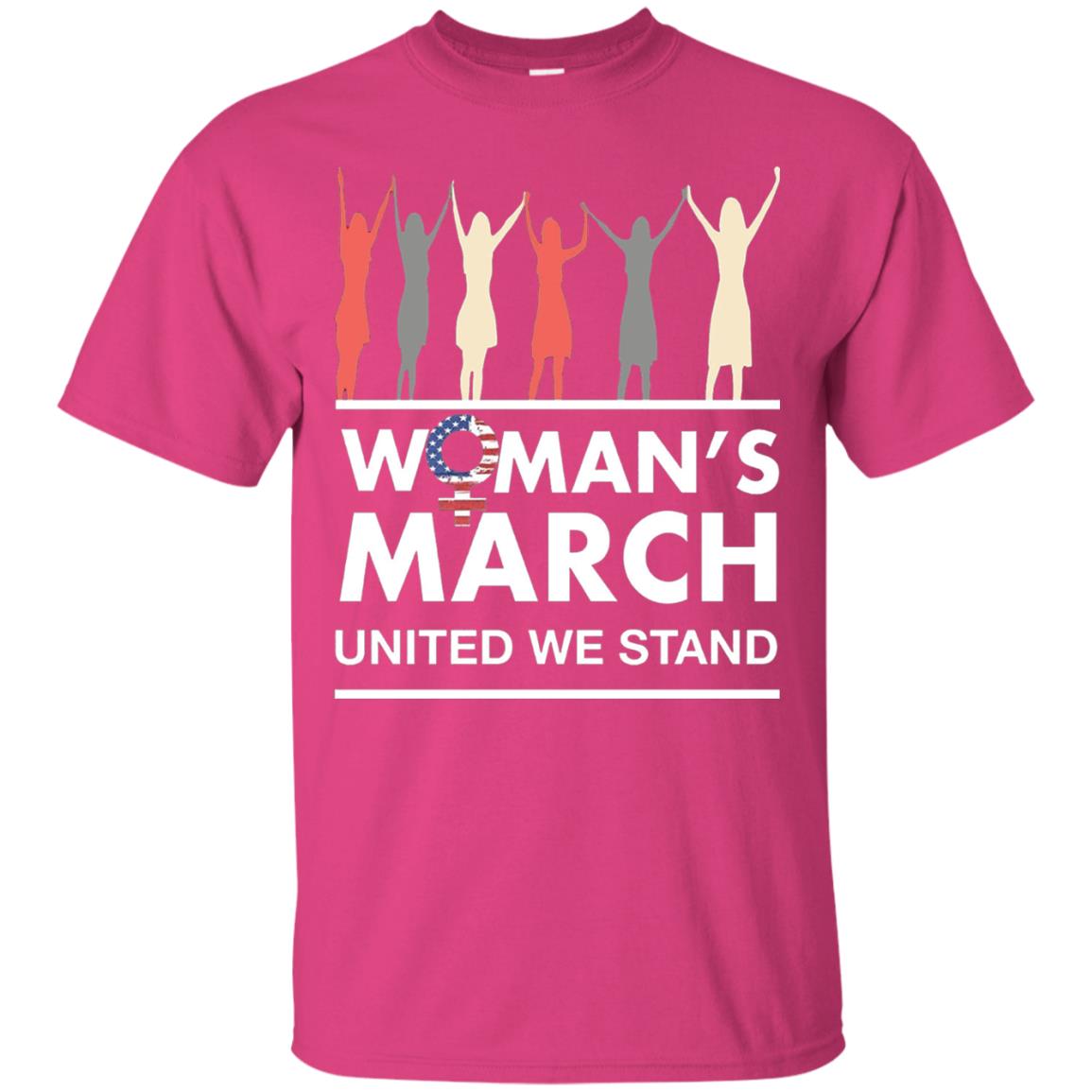 Women_s Right T-shirt Women_s March United We Stand Heliconia