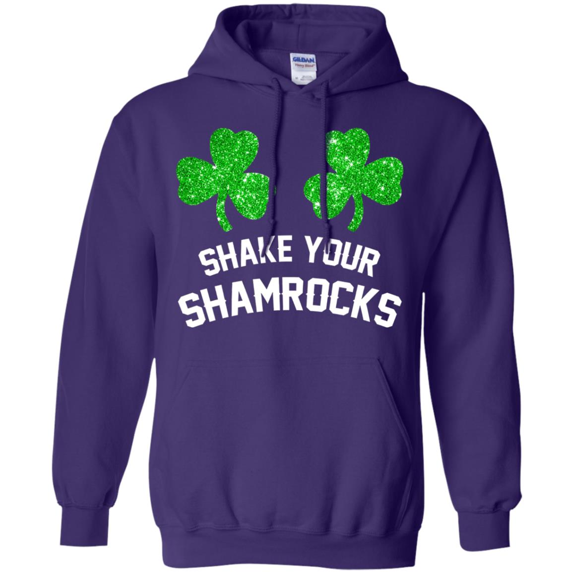 Shake Your Shamrocks St. Patrick_s Day T-shirt Purple