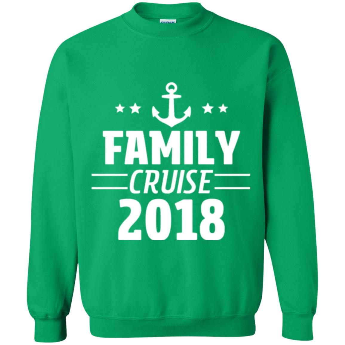Family Cruise Vacation 2018 T-shirt Irish Green