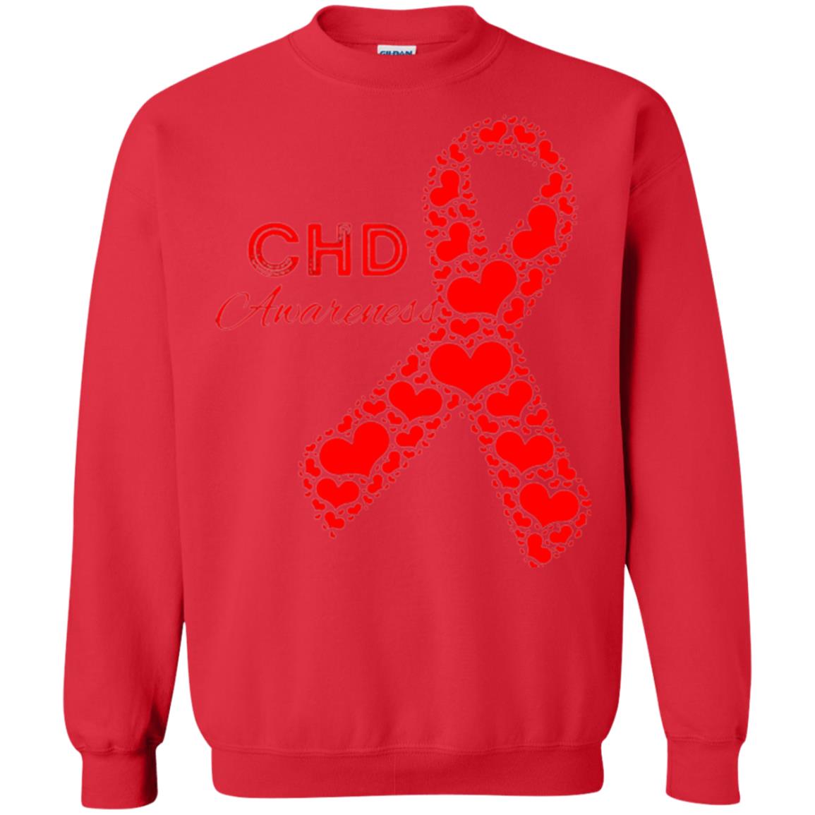 Chd Congenital Heart Defect Awareness T-shirt National Wear Red Red