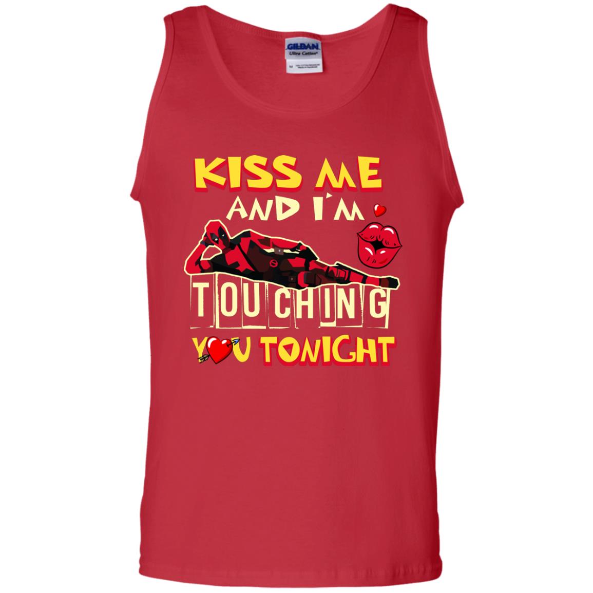 Kiss Me And I'm Touching You Tonight Film Lover T-shirt Red