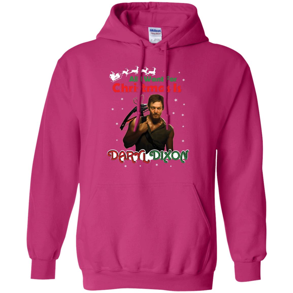 All I Want For Christmas Is Daryl Dixon Shirt Heliconia