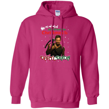 All I Want For Christmas Is Daryl Dixon Shirt Heliconia