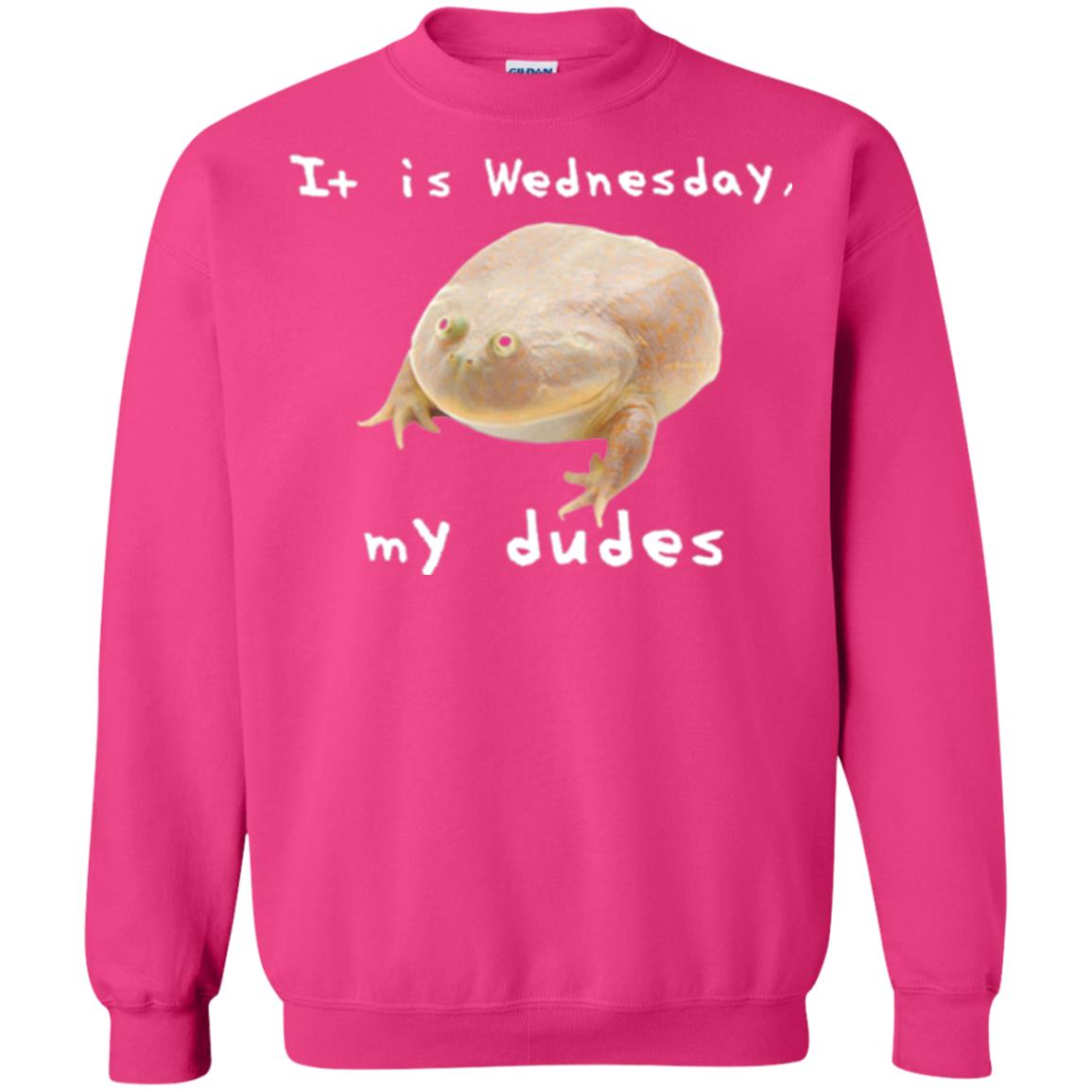 Funny Frog T-shirt It Is Wednesday My Dudes Heliconia