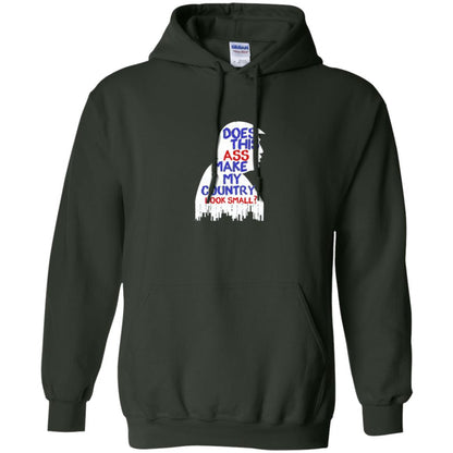 Political T-shirt Does This Ass Make Country Look Small Forest Green