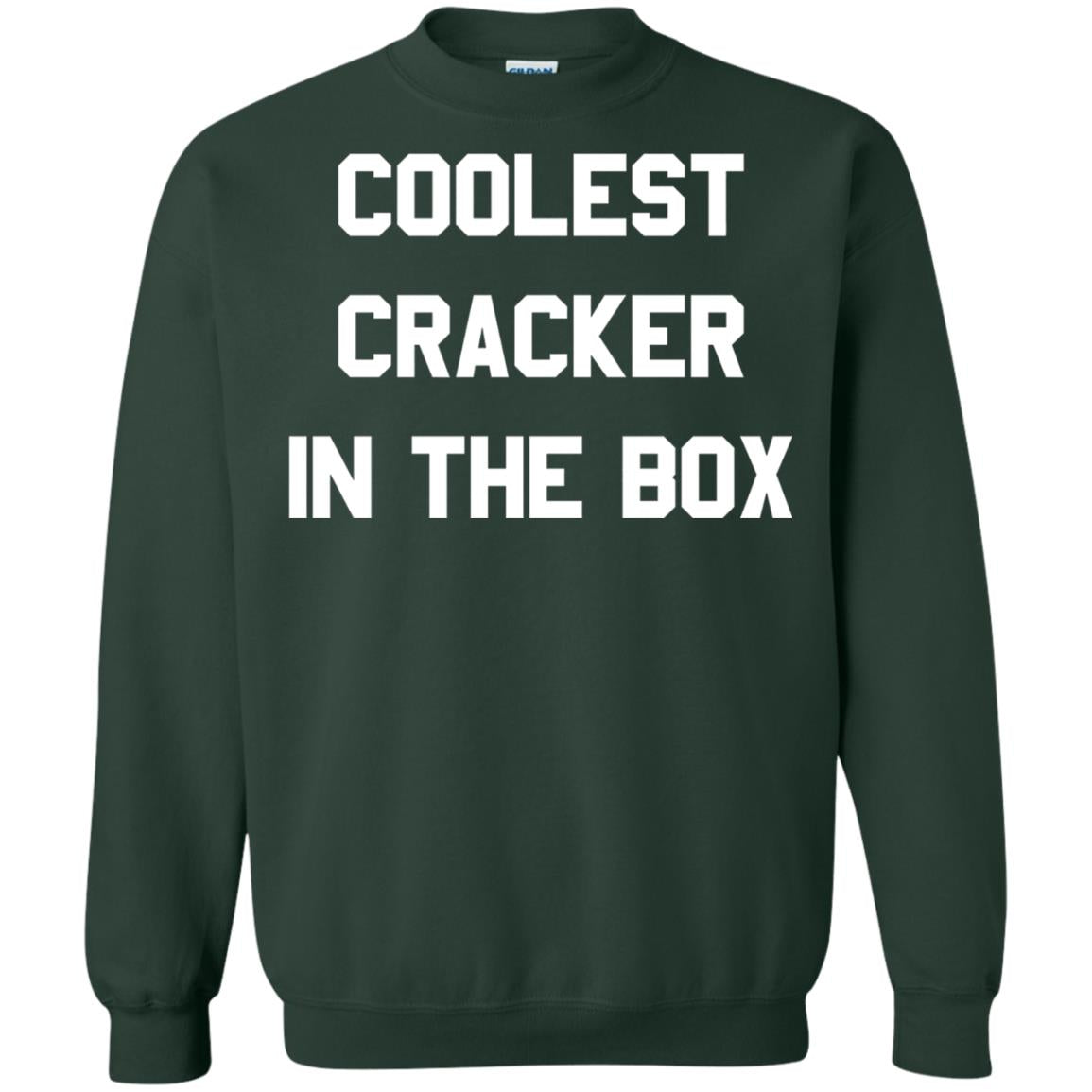 Coolest Cracker In The Box T-shirt Forest Green