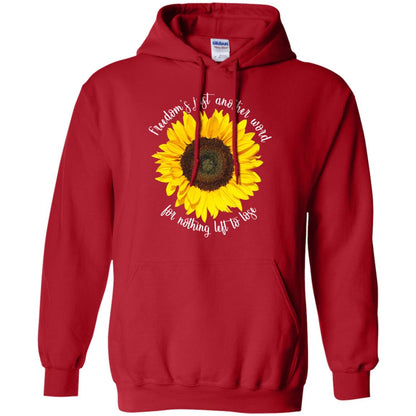 Freedom's Just Another Word For Nothing Left To Lose Shirt Red