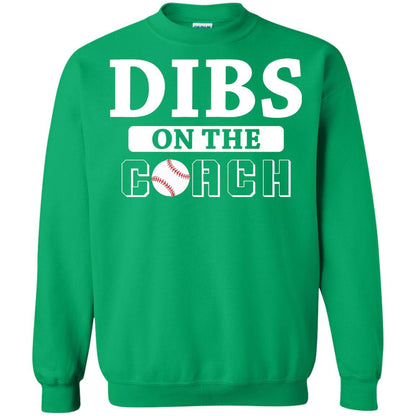 Dibs On The Coach Baseball T-shirt Irish Green