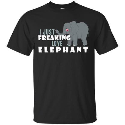 I Just Freaking Love Elephant Shirt Black