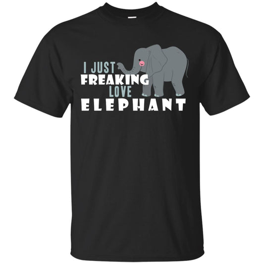 I Just Freaking Love Elephant Shirt Black