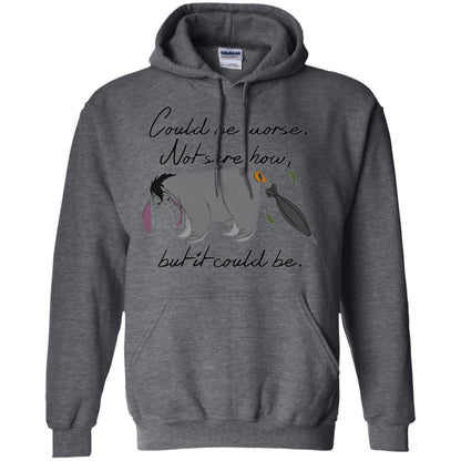 Cartoon T-shirt Could Be Worse Not Sure How But It Could Be Dark Heather