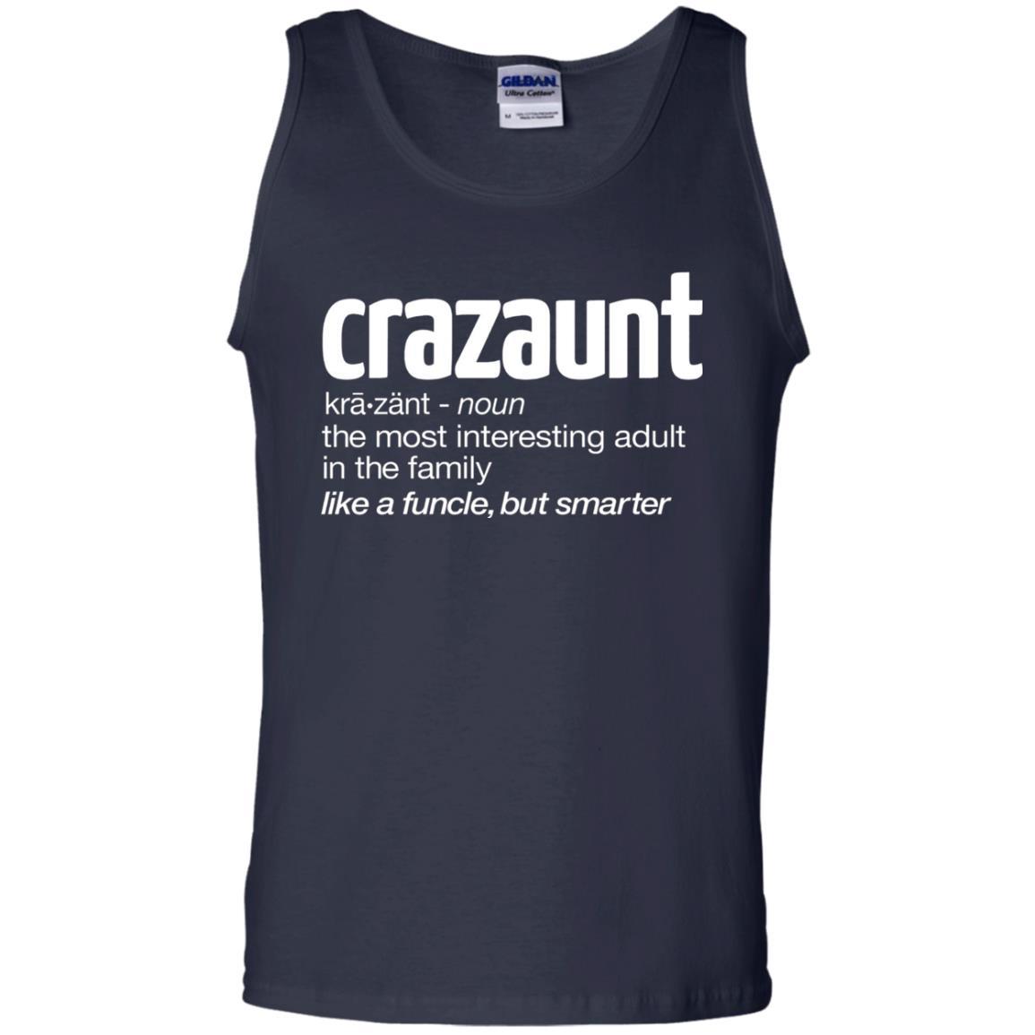 Aunt T-shirt The Most Interesting Adult In The Family Like A Funcle But Smarter Navy