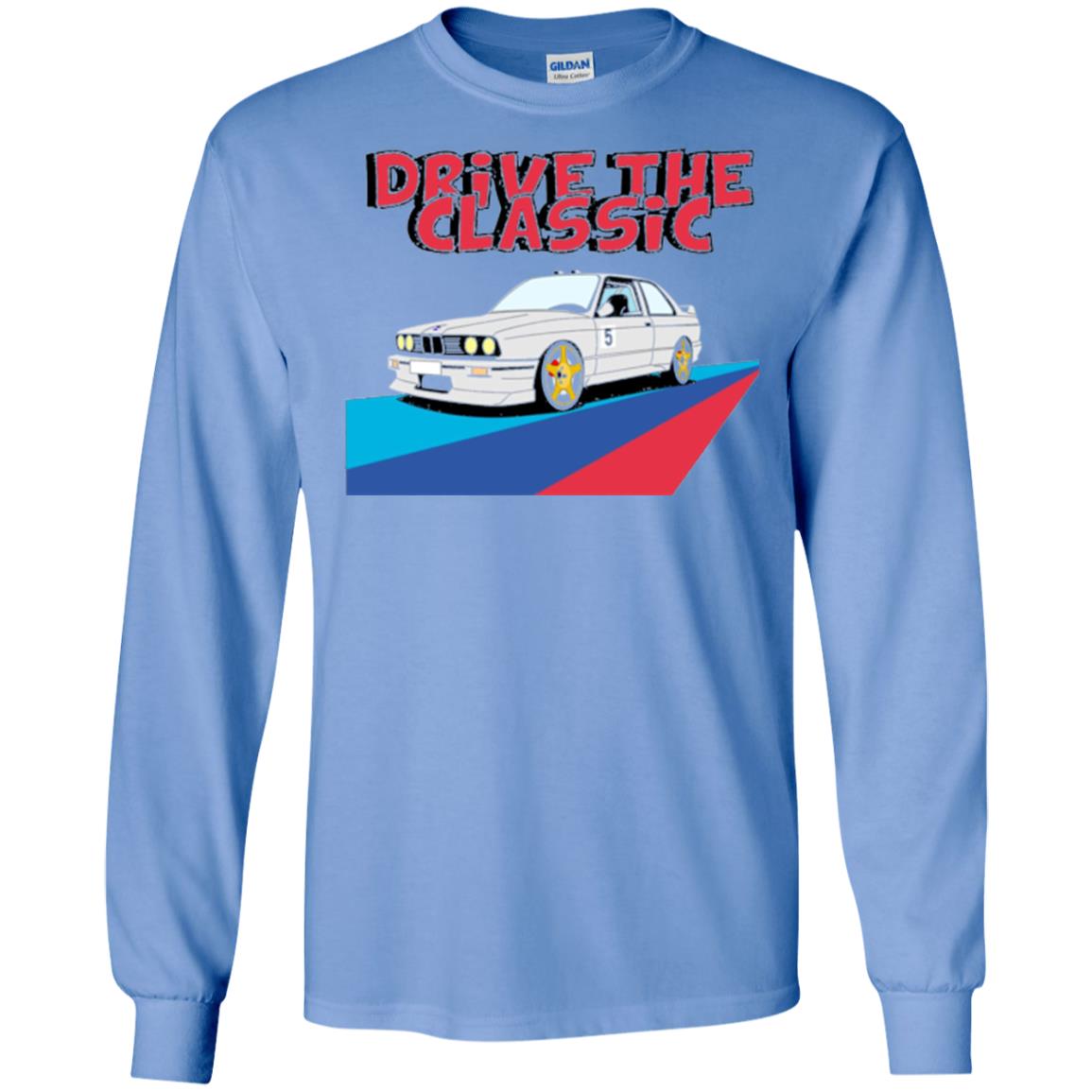 Classic Drive Vintage Collectors Bmw Lovers T-shirt Carolina Blue