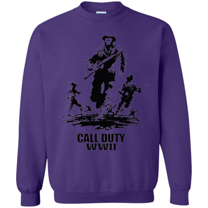 Military T-shirt Call Of Duty Wwii Purple