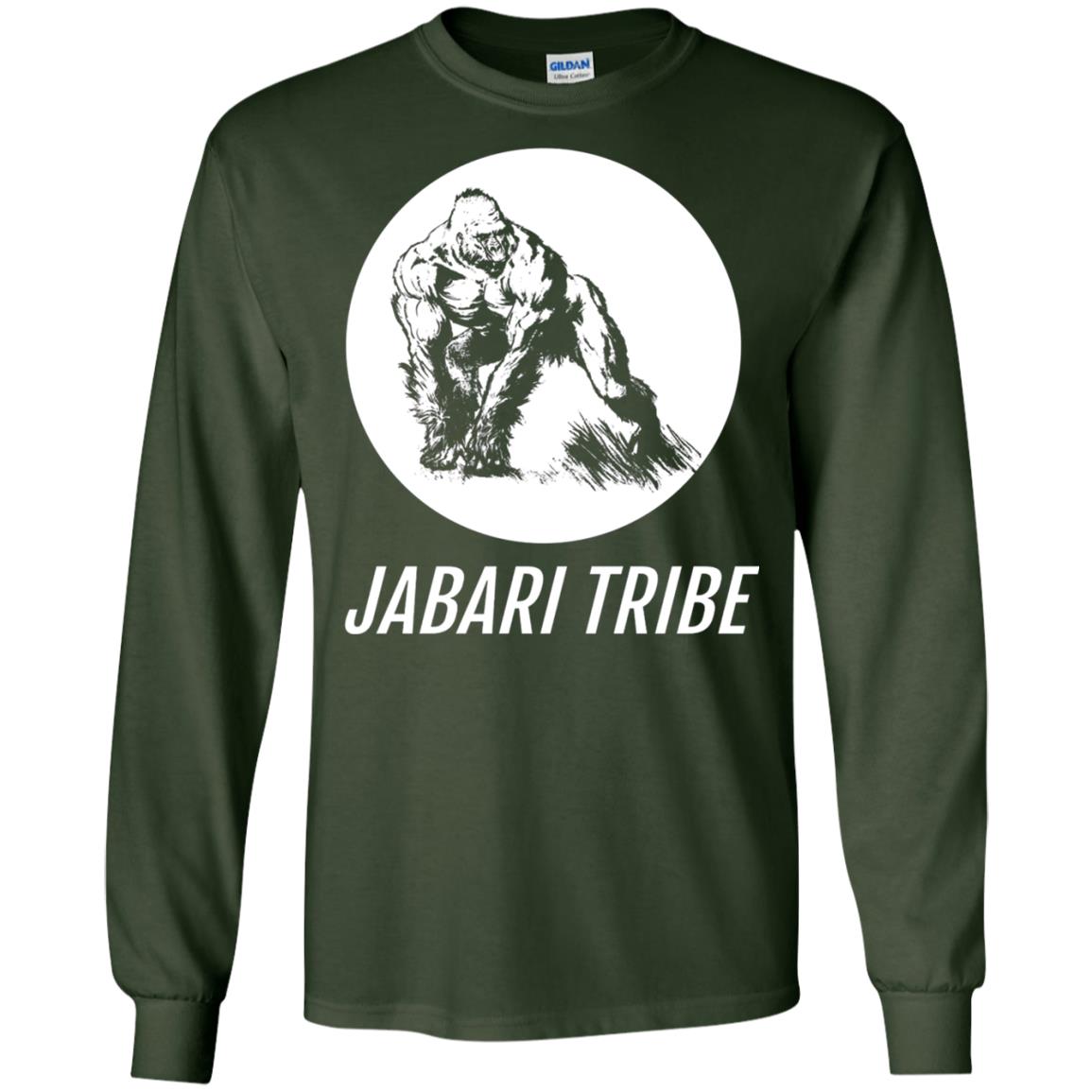 Jabari Tribe White Gorilla T-shirt Forest Green