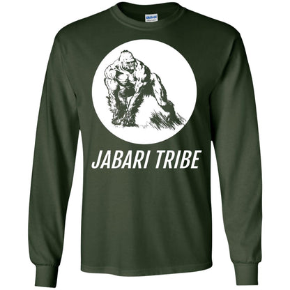Jabari Tribe White Gorilla T-shirt Forest Green