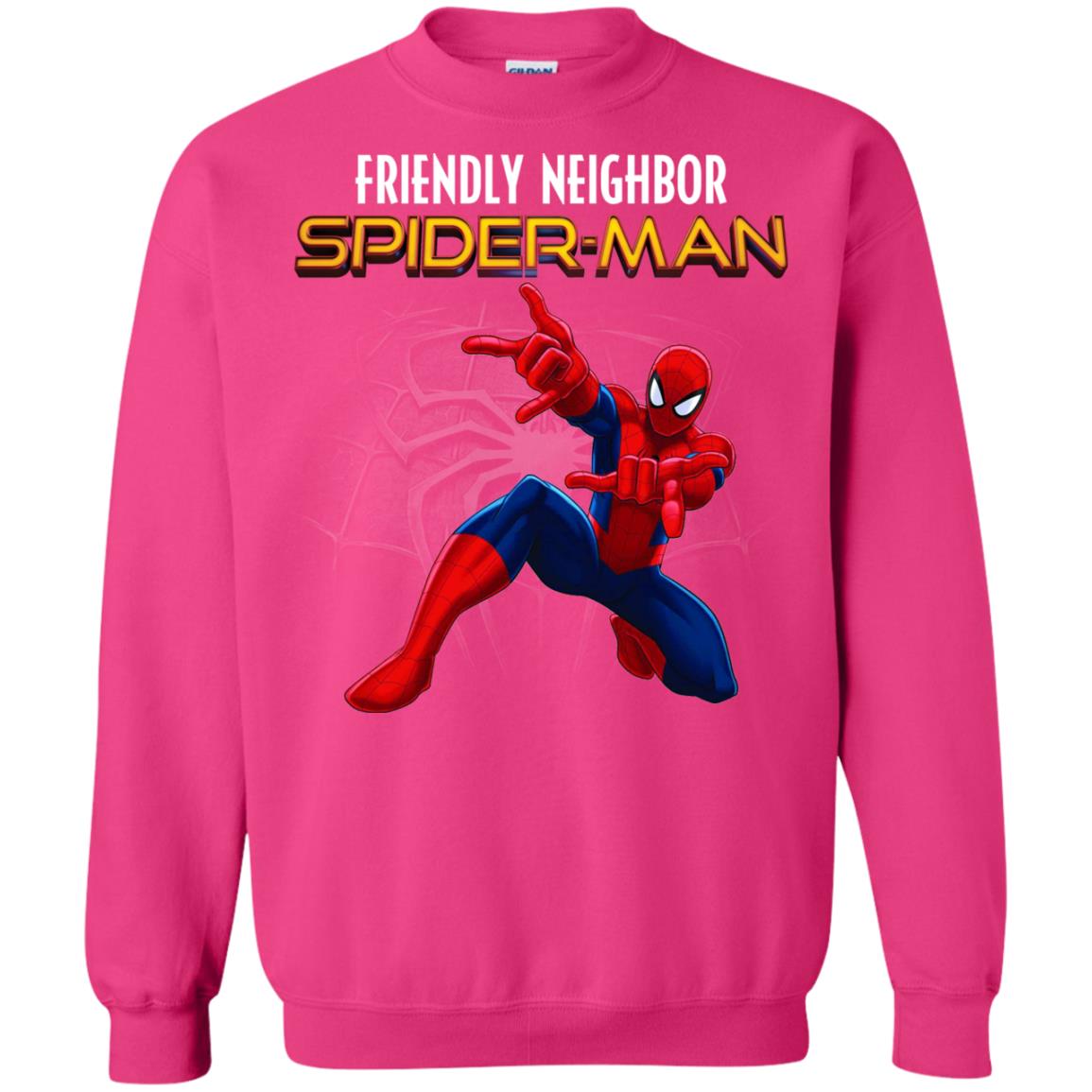 Friendly Neighbor Spider Man Movie Fan T-shirt Heliconia