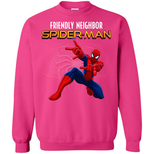 Friendly Neighbor Spider Man Movie Fan T-shirtG180 Gildan Crewneck Pullover Sweatshirt 8 oz.