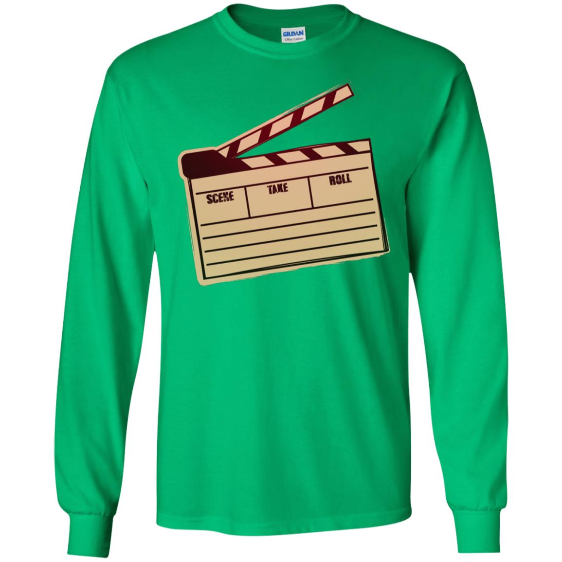 Movie Clapper Filmmaker Film Student Shirt Irish Green