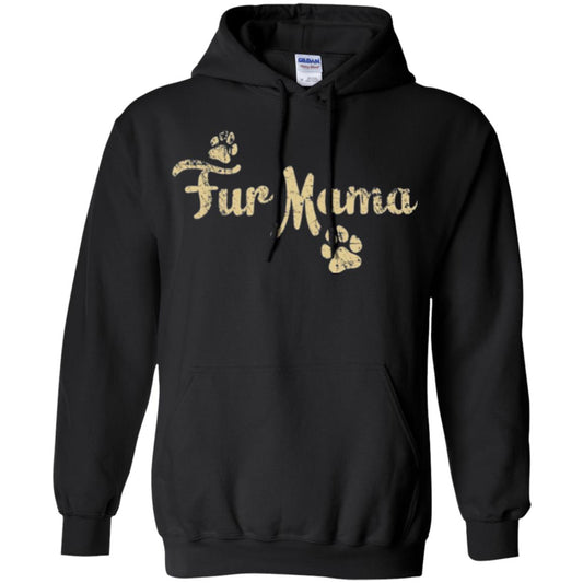 Fur Mama Mommy Love Dog T-shirt Black