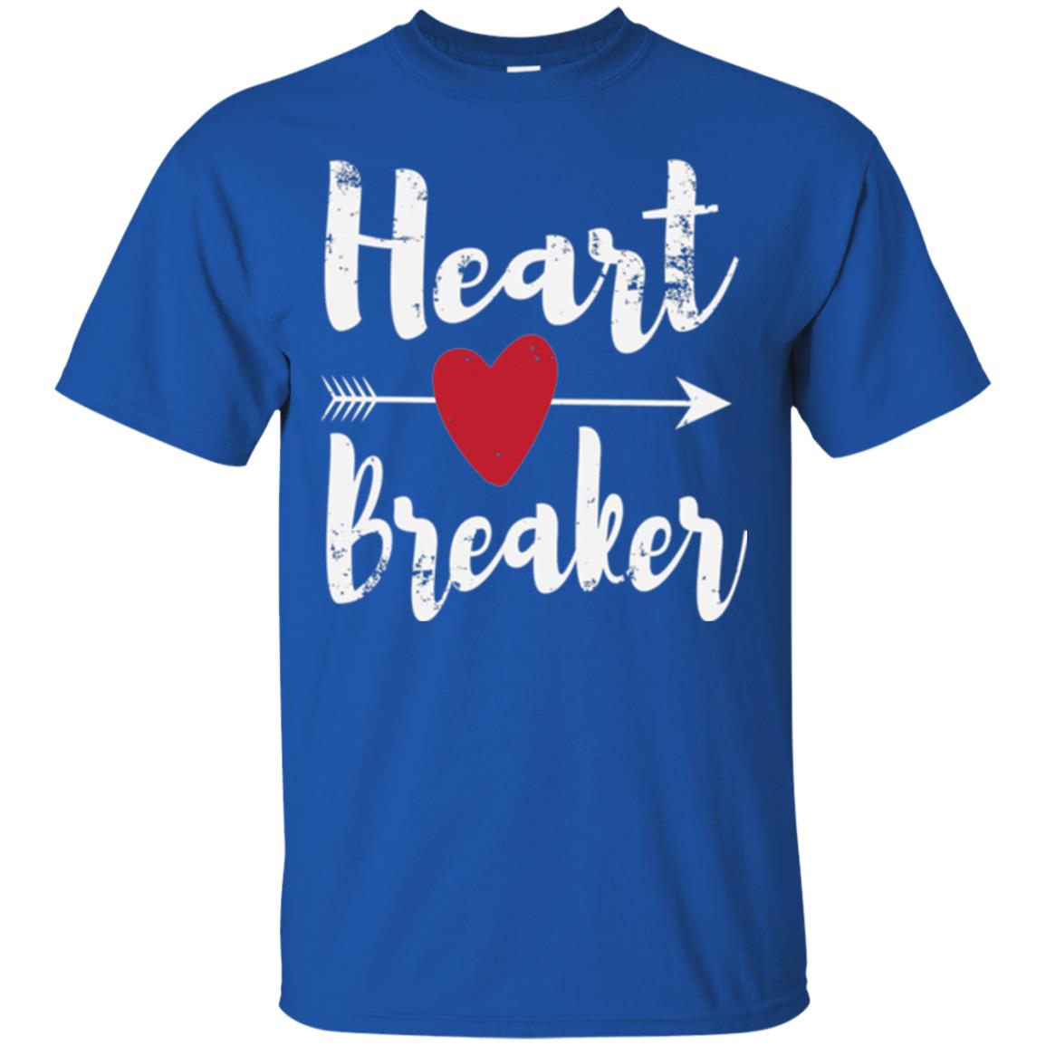 Valentines Day T-shirt Heart Breaker T-shirt Royal