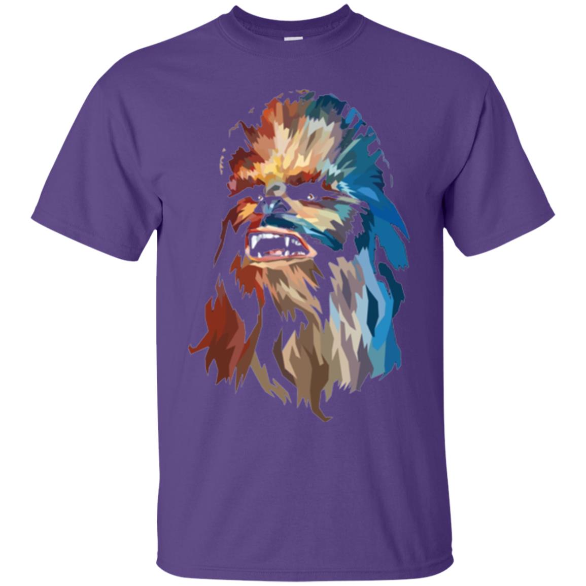 Chewbacca Art T-shirt Purple