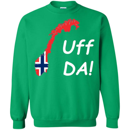 Norwegian Uff Da T-shirt Irish Green