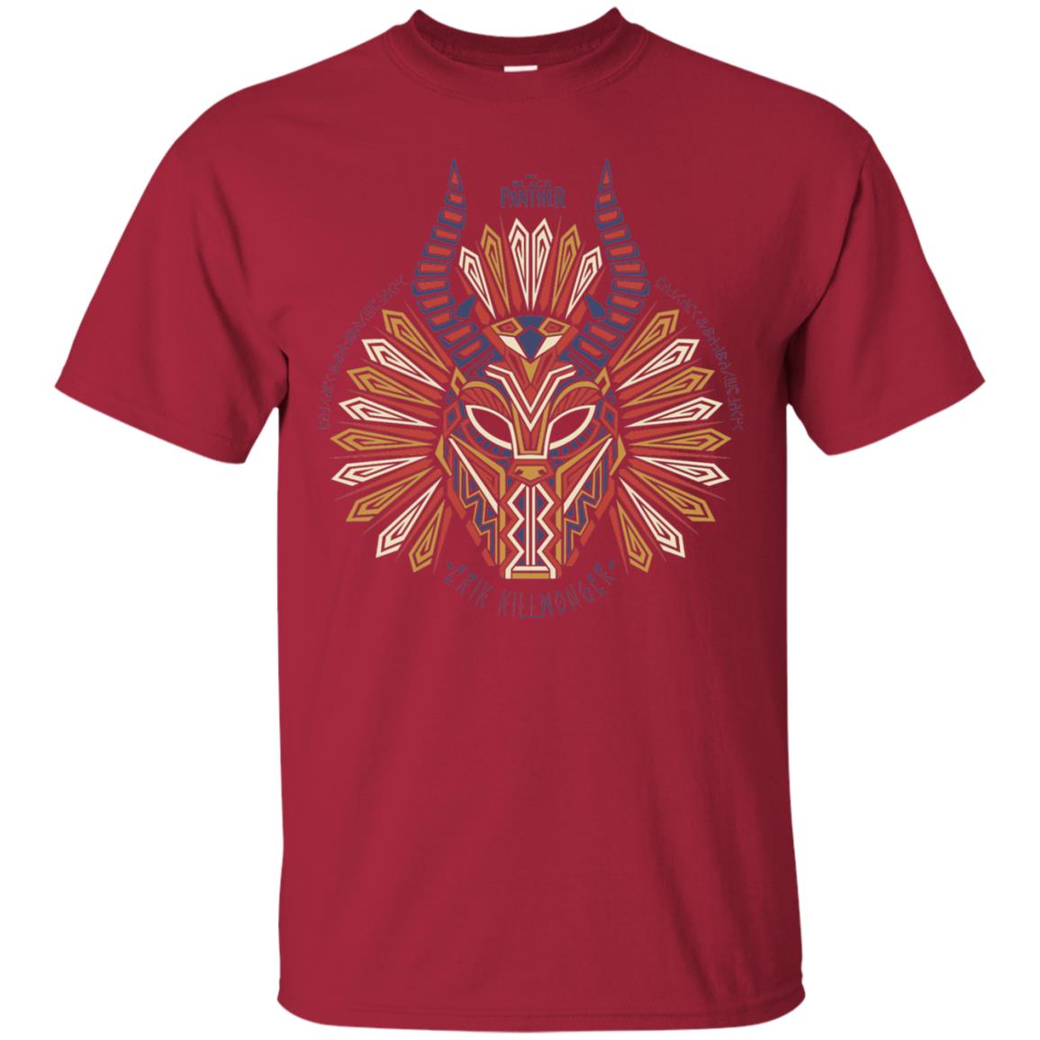 Black Panther Movie Geo Killmonger Movie Lover T-shirt Cardinal