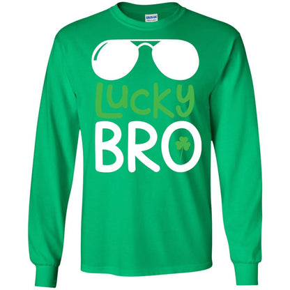 Lucky Bro St. Patrick_s Day T-shirt Irish Green