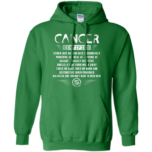 Cancer Certified Either Love Hard Or Hate Passionately Powerful Af T-shirt