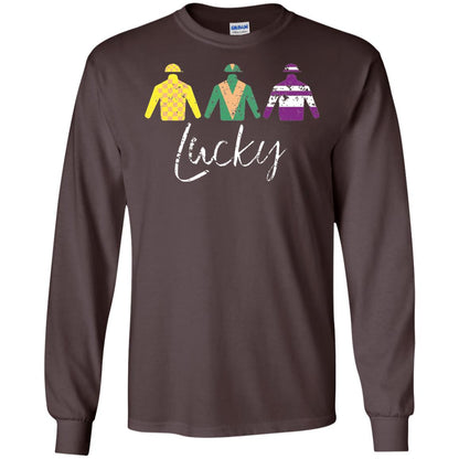 Derby Jockey Shirt Lucky Derby Apparel Derby Dark Chocolate