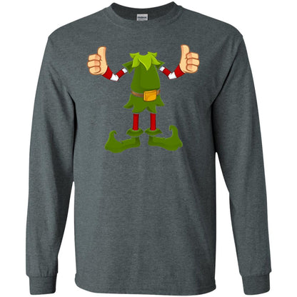 Chirstmas T-shirt Funny Elf Dark Heather