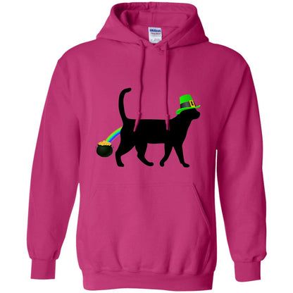 Cat Leprechaun Funny Cat Saint Patrick_s Day T-shirt Heliconia