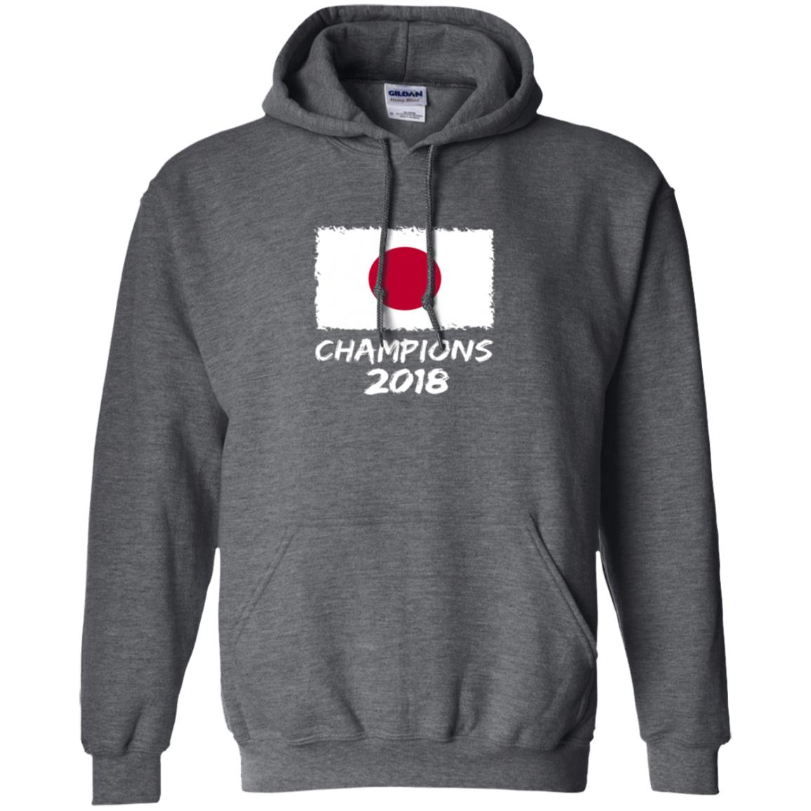 Football Lover T-shirt Japan Champions 2018 T-shirt Dark Heather