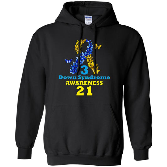 Down Syndrome Awareness Shirt Blue And Yellow Ribbons Black