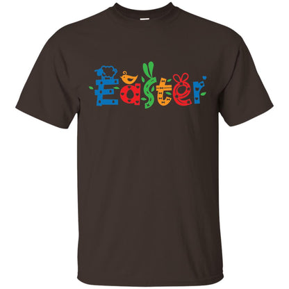 Happy Easter Day Shirt Dark Chocolate