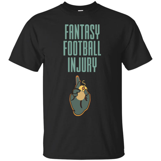 Gamer T-shirt Fantasy Football Injury Black