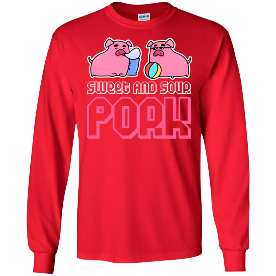 Food Lover T-shirt Sweet And Sour Pork Red