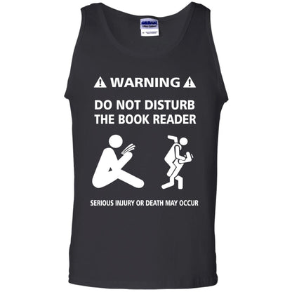 Warning Do Not Disturb The Book Reader Serious Injury Or Death May Occur Black